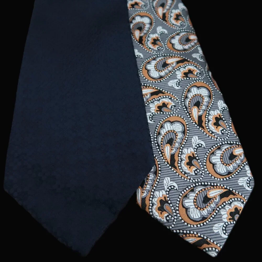 2PC Men's Tie Bundle One Pierre Cardin Silk and One Bonus Neck Tie